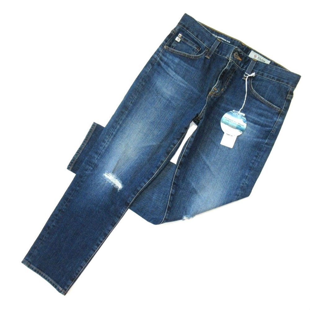 Nwt Adriano Goldschmied Ag Ex-Boyfriend Slim In 11 Years Interrupted Jeans 32